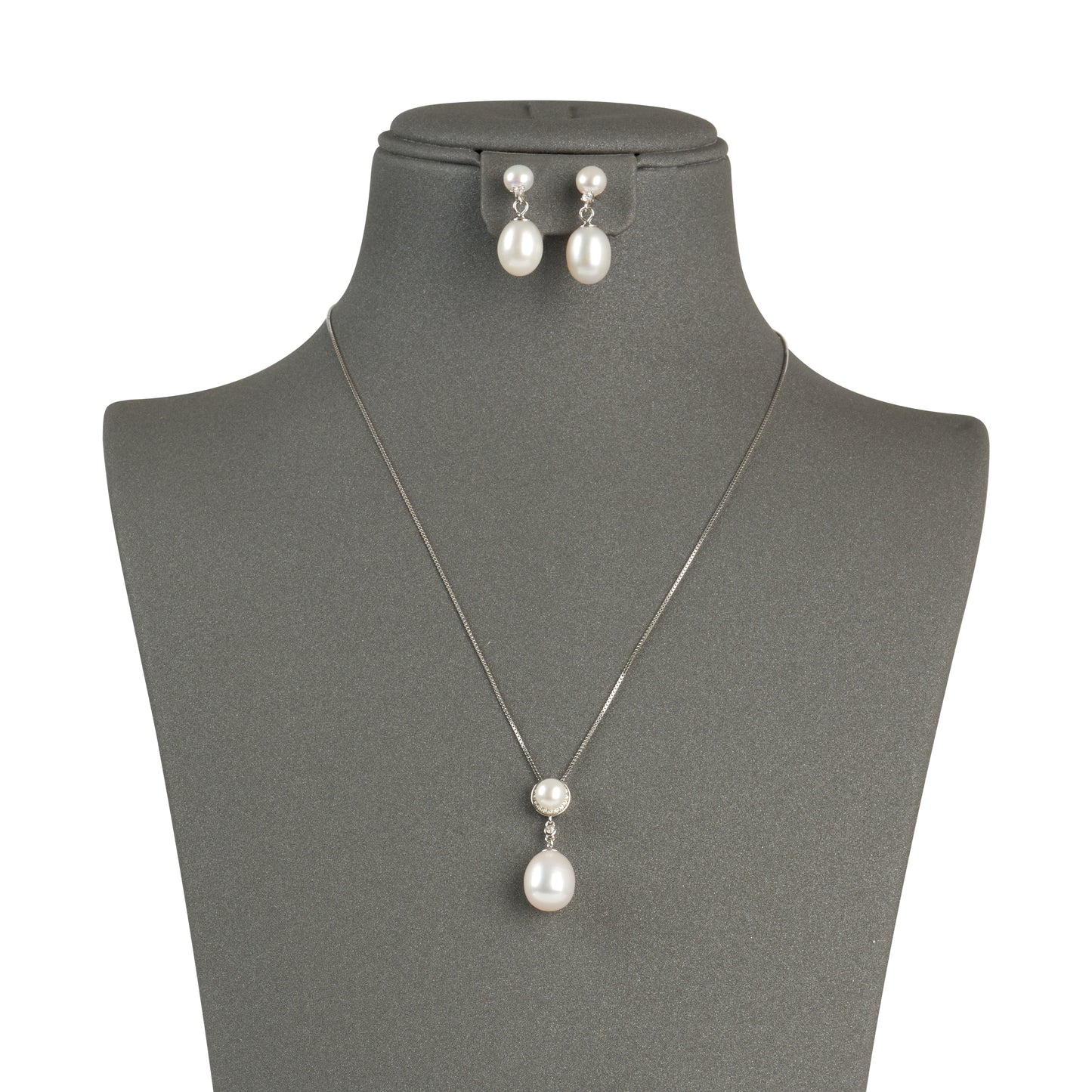 Double Pearl Jewelry Set