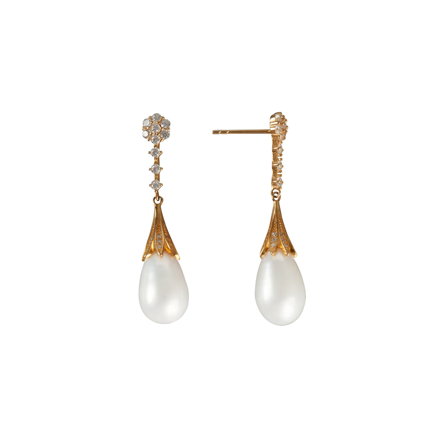 Snow Queen Drop Earrings