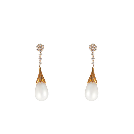 Snow Queen Drop Earrings