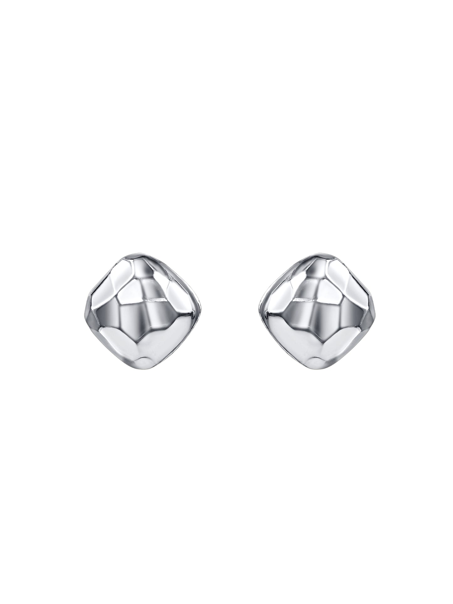 Reversible Square Dome Stud Earrings