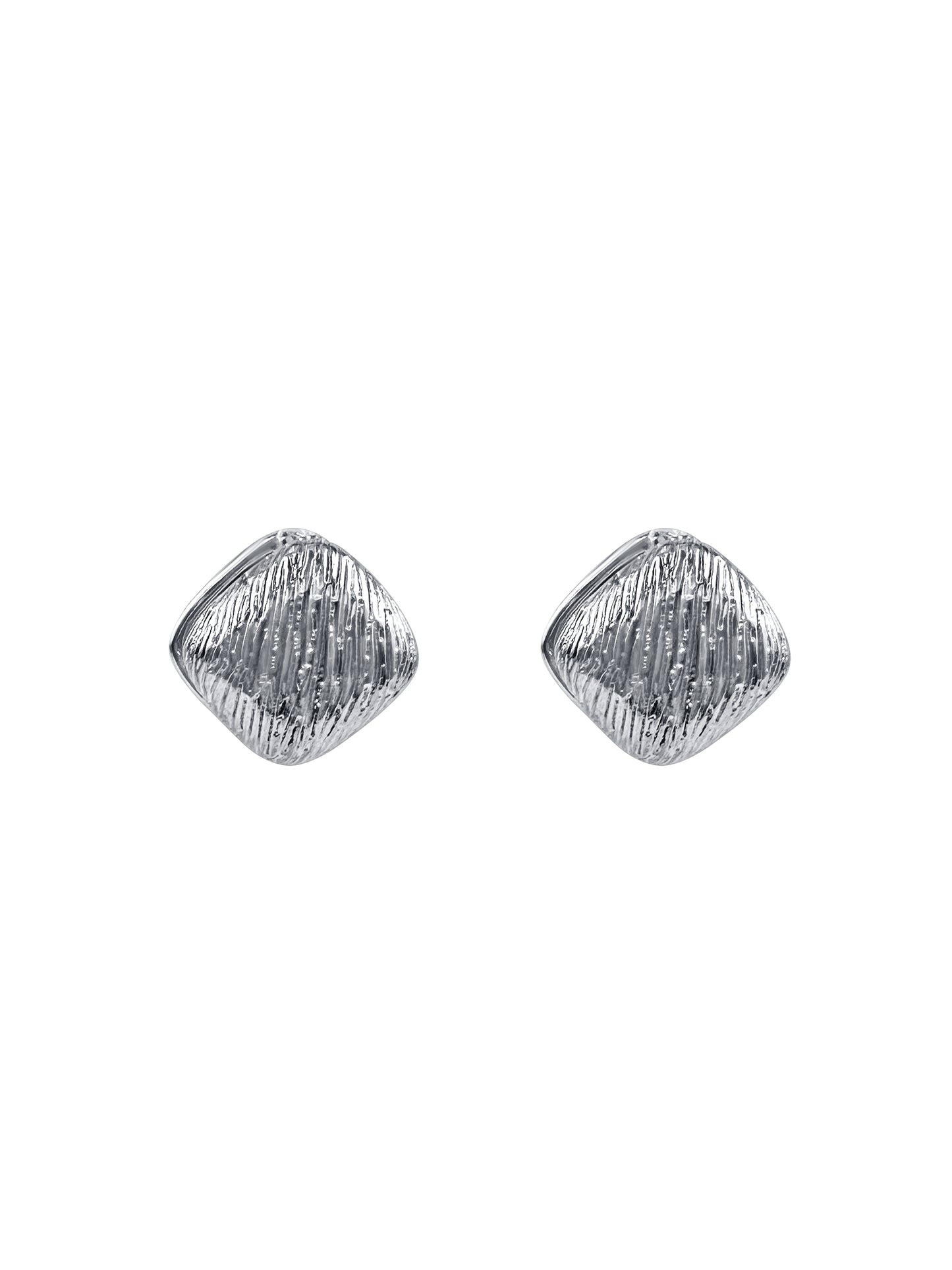 Reversible Square Dome Stud Earrings