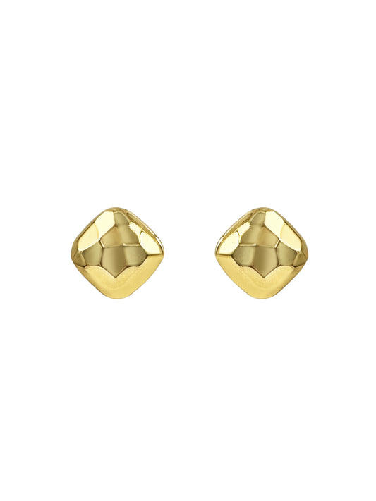 Reversible Square Dome Stud Earrings