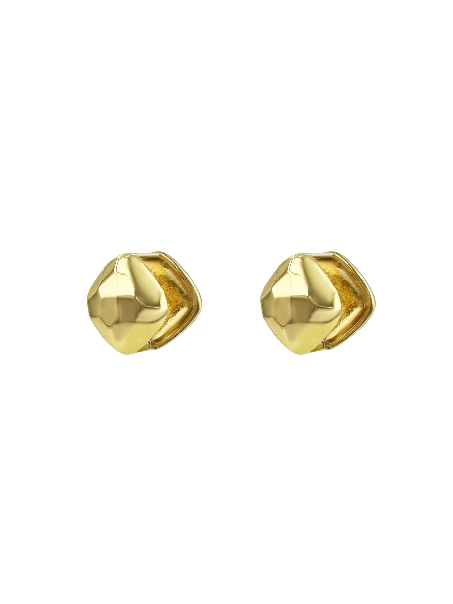 Reversible Square Dome Stud Earrings