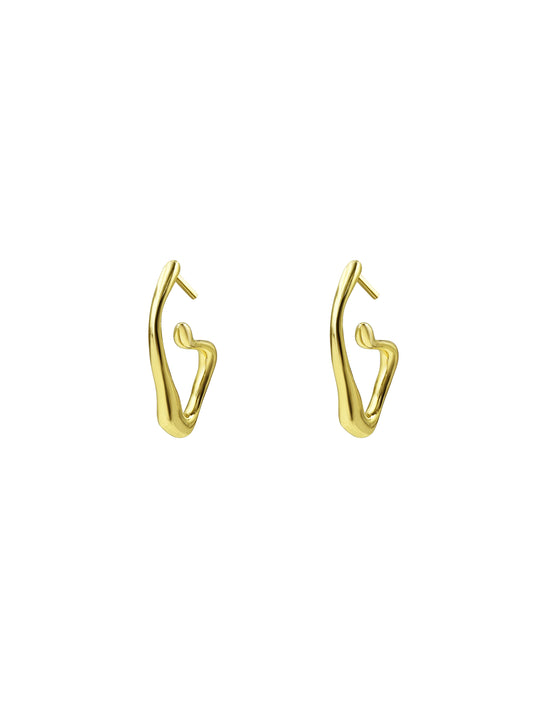 Molten Curve Earrings