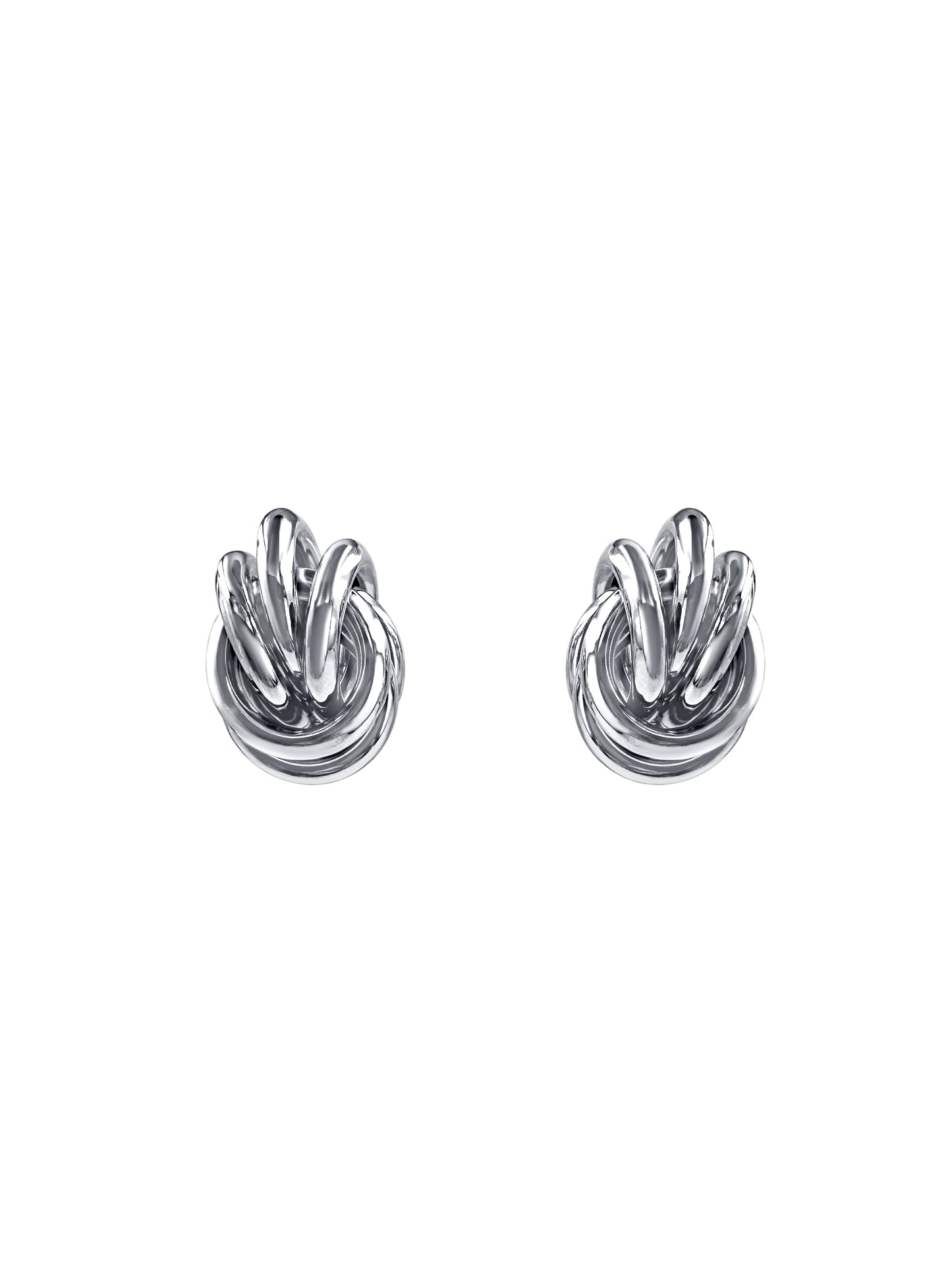 Triple Cluster Stud Earrings