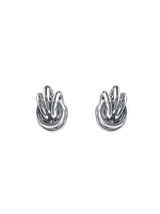 Triple Cluster Stud Earrings