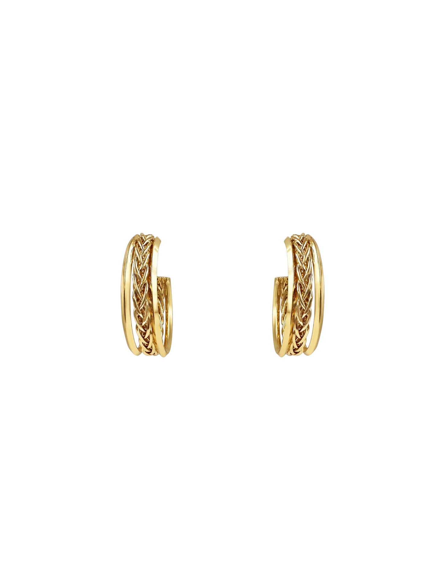 Woven Band Hoops