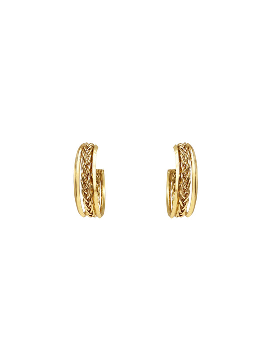 Woven Band Hoops
