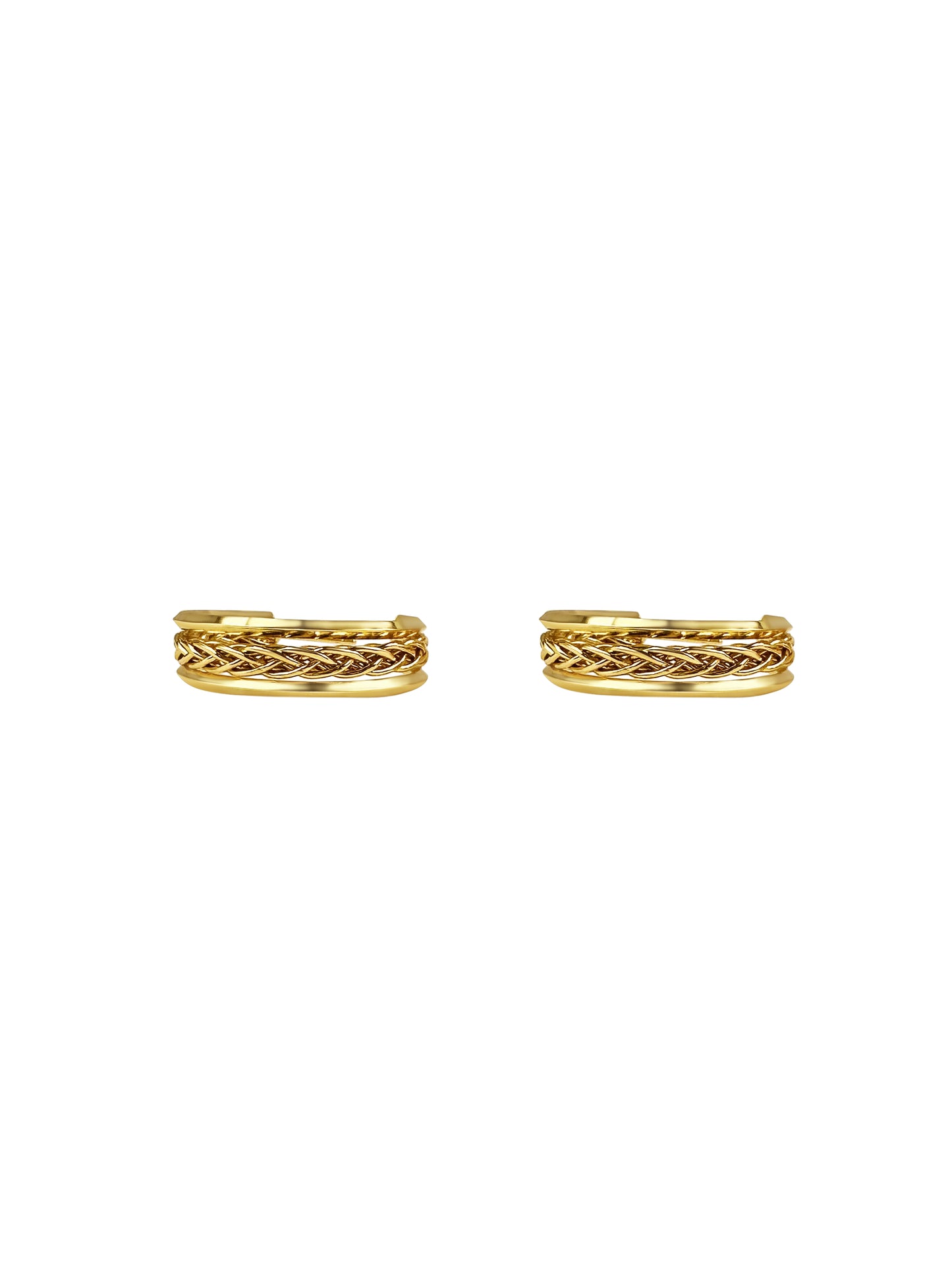 Woven Band Hoops