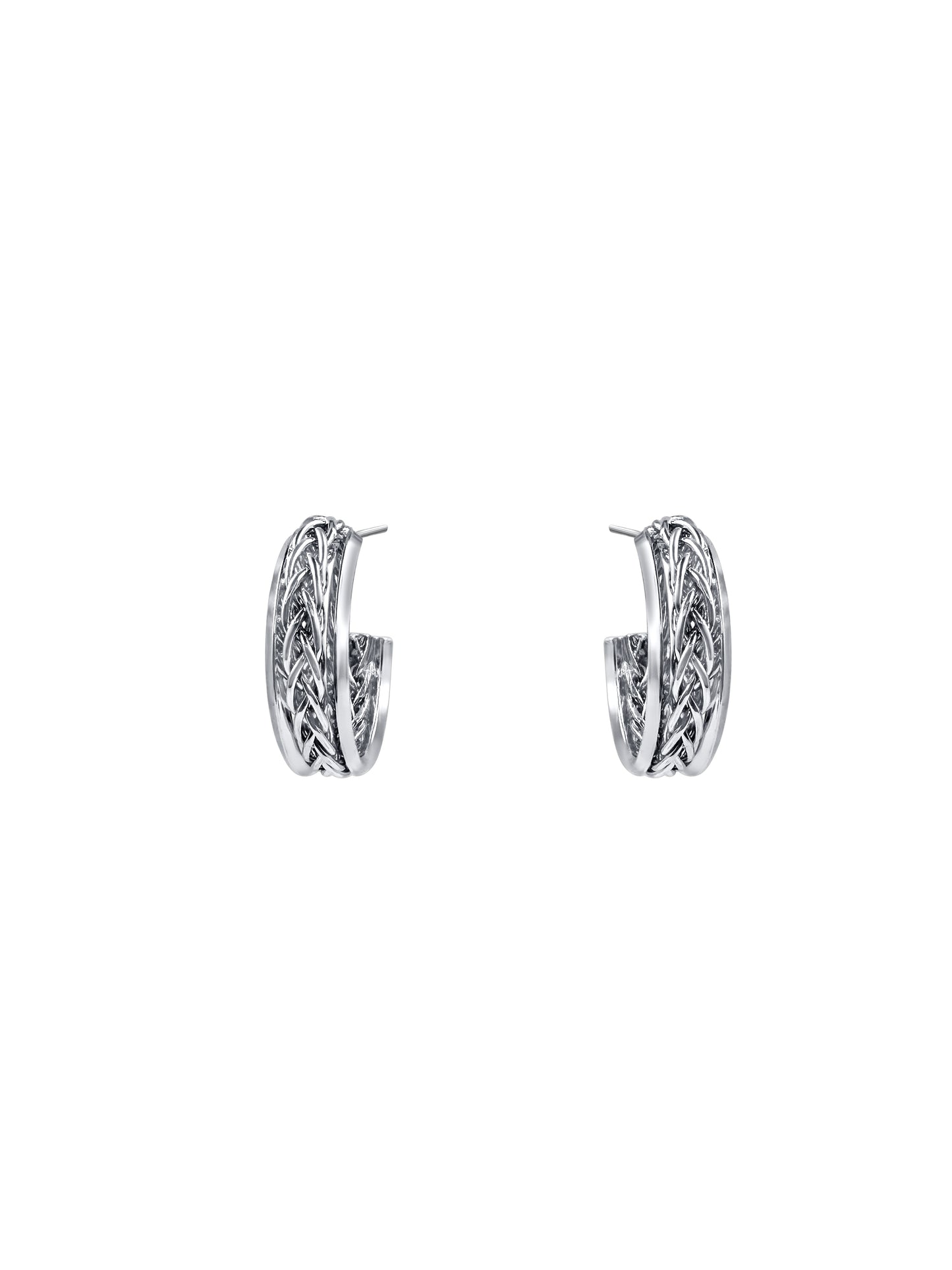 Woven Band Hoops